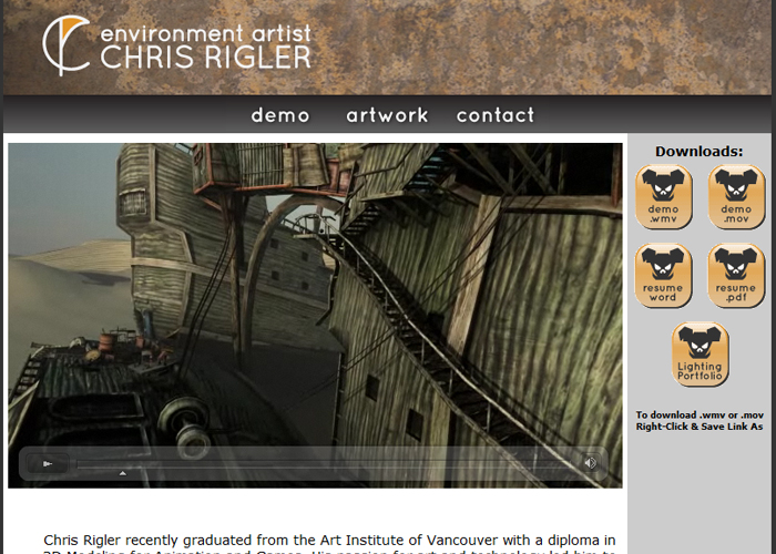 Chris Rigler Demo Reel
