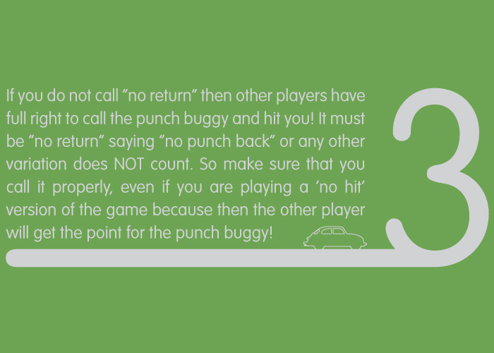 The Rules of Punch Buggy's